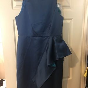 PRICE CUT Gorgeous blue & teal black tie dress.